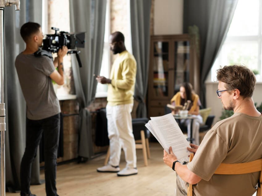 Film production refers to the process of creating a motion picture